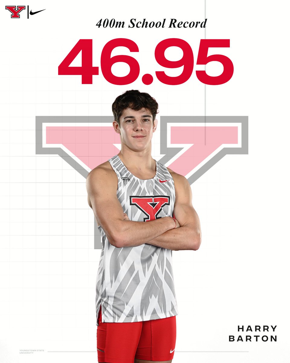 🚨🚨 SCHOOL RECORD! 🚨🚨

𝐇𝐚𝐫𝐫𝐲 𝐁𝐚𝐫𝐭𝐨𝐧 crushes the school record in the 400m at the HL Championships. The previous mark had stood since April 2008.

#GoGuins 🐧 // #FlyWithTheY 🤘