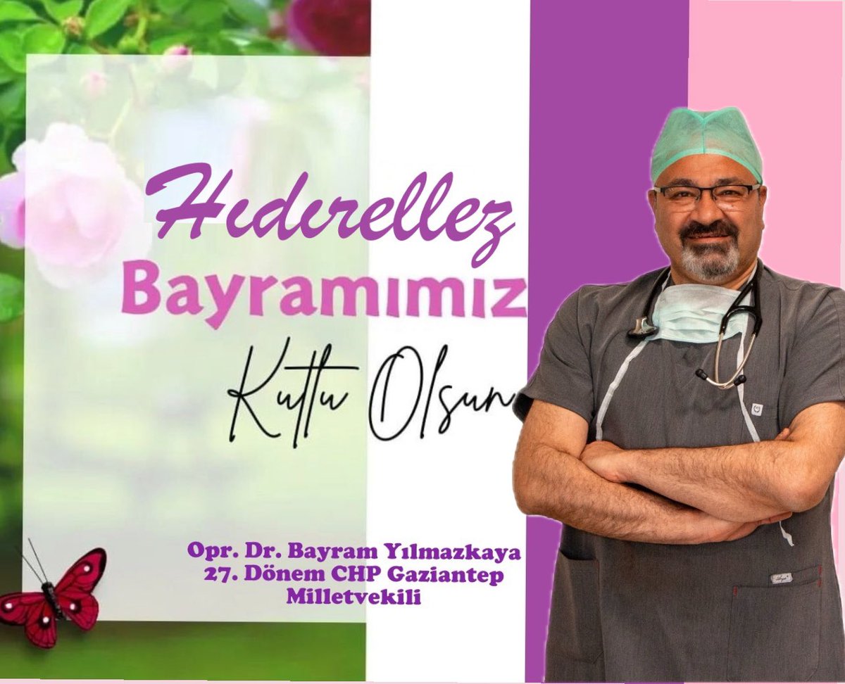 Hıdırellez'in bereketi ve neşesi hepimizin hayatını doldursun! Yeniden doğuşun ve umudun simgesi olan bu güzel gün, hepimize mutluluk getirsin. Hıdırellez'in siz değerli dostlarımıza sağlık, mutluluk ve bereket getirmesini diliyorum. Doğanın bereketi sizinle olsun! #Hıdırellez