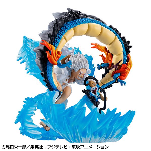 OPMerchandise's tweet photo. The #OnePiece Logbox Re:Birth Luffy Gear 5 Special Box of 4 Figures is a worthy entry! These figure highlight 4 distinct key moments of the iconic transformation and fight against Kaido! 

https://t.co/E2yoYUV1E4 https://t.co/WM4A0c4YuU