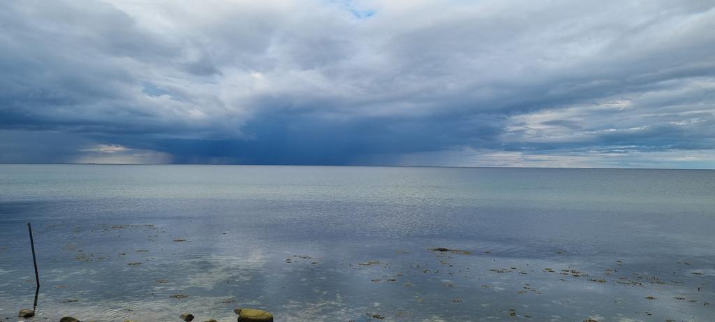 Heute Abend schönes Wetter auf der Ostsee