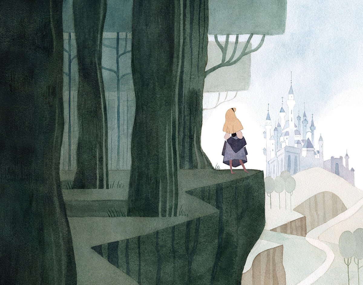 ⭐️ In honor of the animated masterpiece's 65th anniversary, Gallery Nucleus and Cyclops Print Works are proud to present a tribute to Disney's Sleeping Beauty with 'Once Upon a Dream' This piece is by @vanessagillings 🔗 gallerynucleus.com/events/1028?mo…