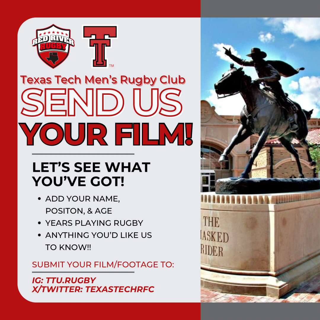 texastechrfc's tweet image. ‼️RECRUITS‼️
Drop your film and information in the comments! Looking for some dawgs for our '24-'26 recruiting classes!
#Texas #texastech #college #rugby #sports #Athletic #football #highschool #Recruiting