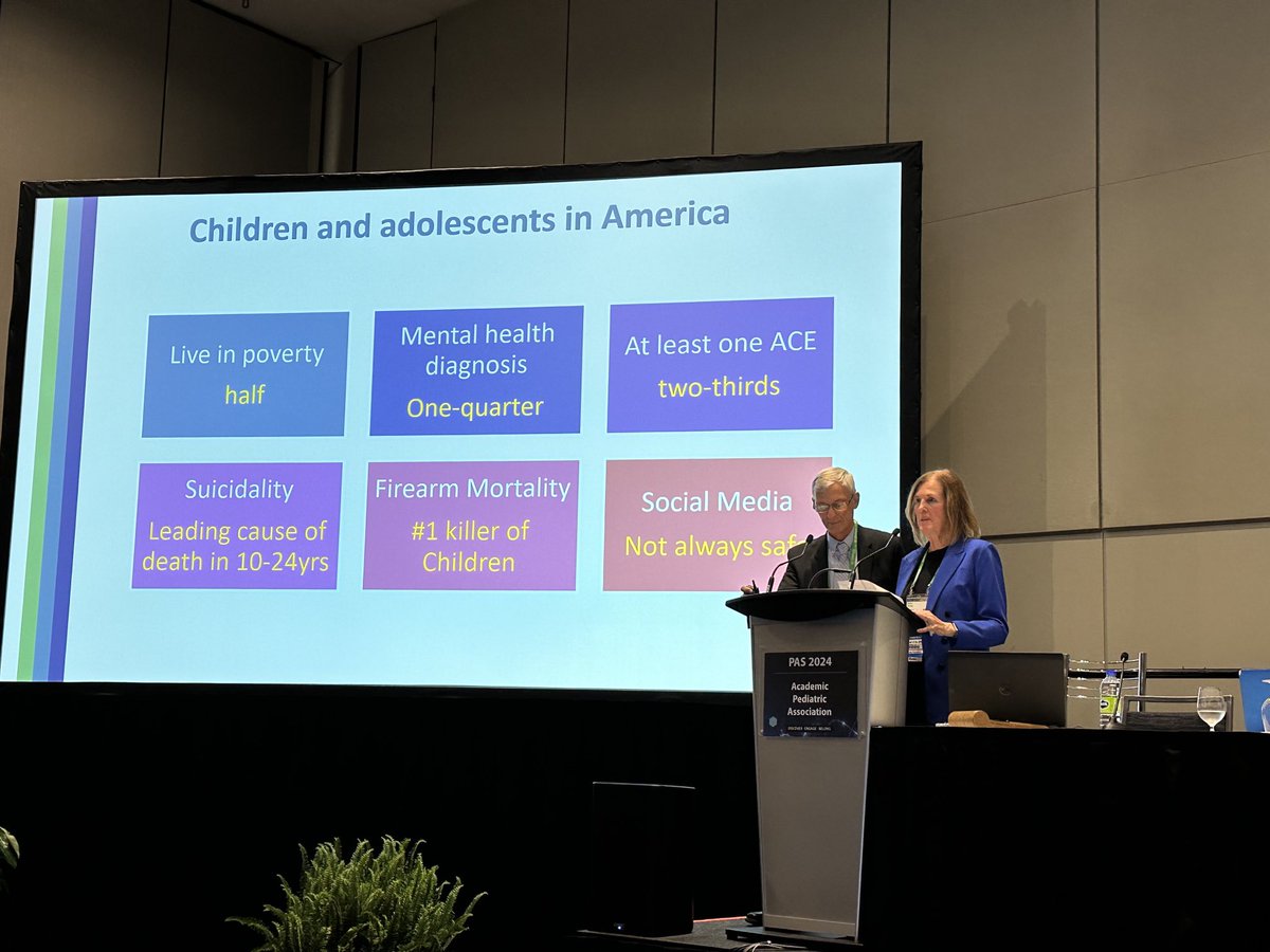 ⁦@AcademicPeds⁩ Moira and Peter Szilagyi George Armstrong Awardees share a vision for American children that demonstrates a national commitment to overcome these horrible statistics. You both inspire me! ⁦@AAPNews⁩ ⁦⁦@PASMeeting⁩