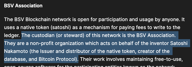 Seems I was right (yet again!) to advise people NOT to engage or debate with the BSV Stinky Ass, other than to inform them that we do not accept their custodianship/stewardship of the BSV Blockchain, due to their total inability to provide proof that Satoshi Nakamoto has granted…