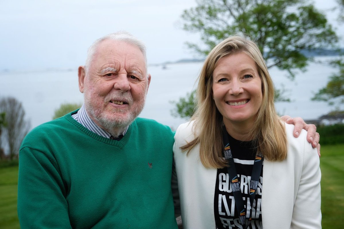 With thanks to Sir Terry Waite for all he does to support the @GuernseyLitFest as our honorary chairman #GsyLitFest