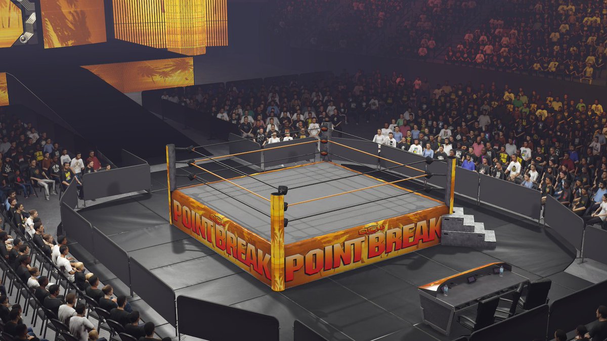First look at #OCWFED Point Break 2024 Arena! Want to join for #WWE2K24 PVP? ocwfed.com