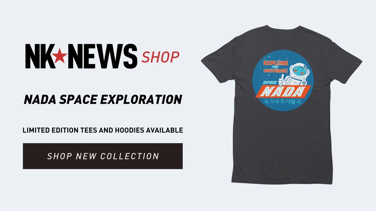 🚨 The NK News Shop is open! Grab your limited-edition DPRK-themed gear: – Exclusive t-shirts & hoodies – Buy 2, get 1 at 50% off! Don't wait, shop now! buff.ly/3JIUAG8