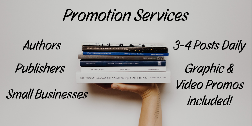 Need X Promotion? Let's talk!

#promotion #indies #books #ebooks #audiobooks #authors #publishers #producers #bookpromotion #bookmarketing #bookpromo #creators #creatives #SmallBusiness #writingcommunity

DM for Details