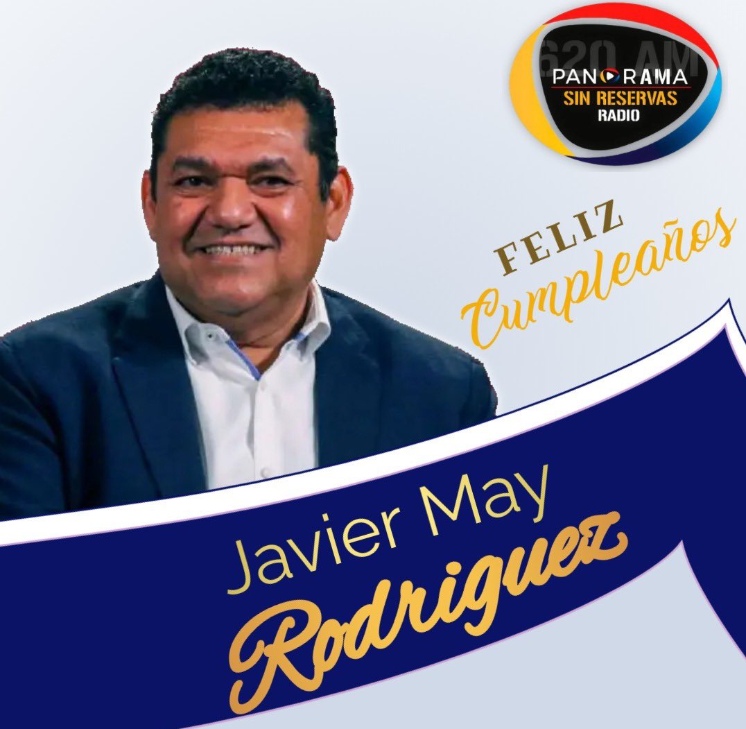sinreservas620's tweet photo. #620Am Panorama Sin Reservas felicita a @TabascoJavier por celebrar 🥳 un año más de vida. https://t.co/wAmud1ab3p