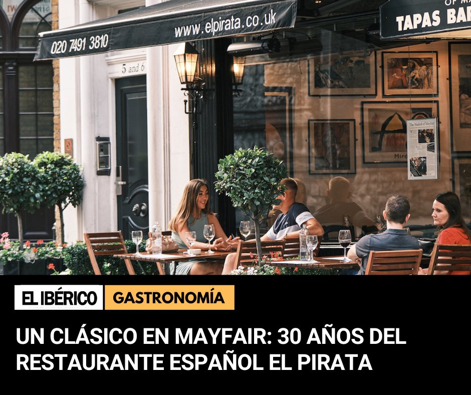 El restaurante español El Pirata cumple 30 años este 2024 🎂 cutt.ly/Ieq3pW0U