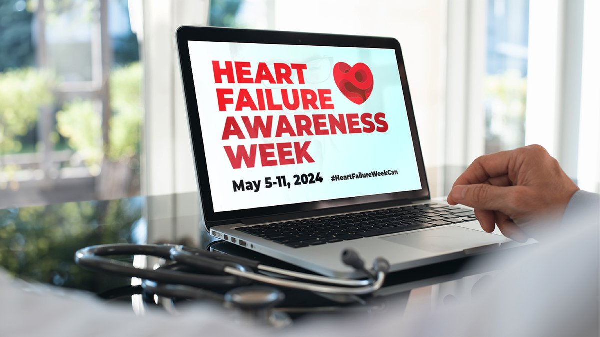 Welcome to Heart Failure Awareness Week 2024! Today marks the beginning of a week dedicated to raising awareness about heart failure. Learn about the symptoms, risks, and how you can get involved at heartfailure.ca. #HeartFailureWeekCAN ❤️