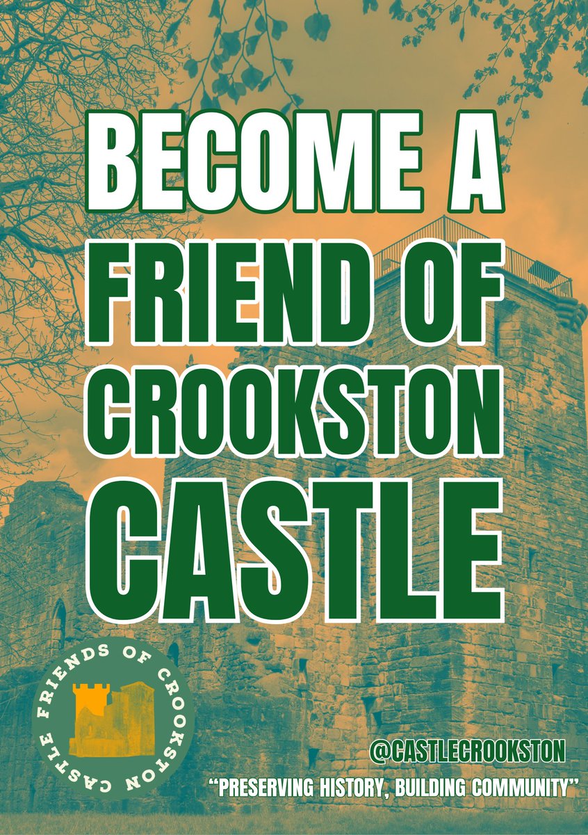Join us! 🙋‍♀️🏰 we're looking for new volunteers to get involved in our group. To help share Crookston's rich history & support the Castles place at the heart of our community. Volunteer by becoming a friend of the Castle today by filling in this form docs.google.com/forms/d/e/1FAI…