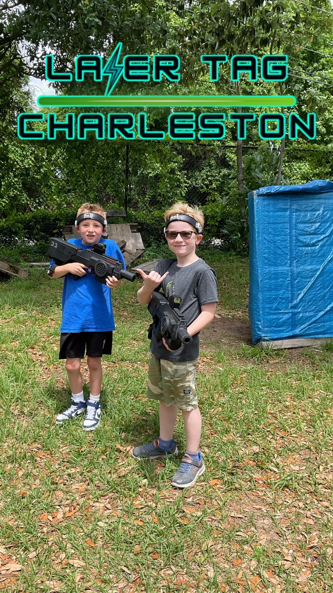 Sons out ~ guns out 🤙 ⚡🌞 Happy #cincodemayo from #lasertagcharleston! #sundayfunday #sundayvibes #outdoorlife #AdventurePark #LazerTag #lasertag #tacticalgames #coolkids #charleston #SouthCarolina #lowcountry