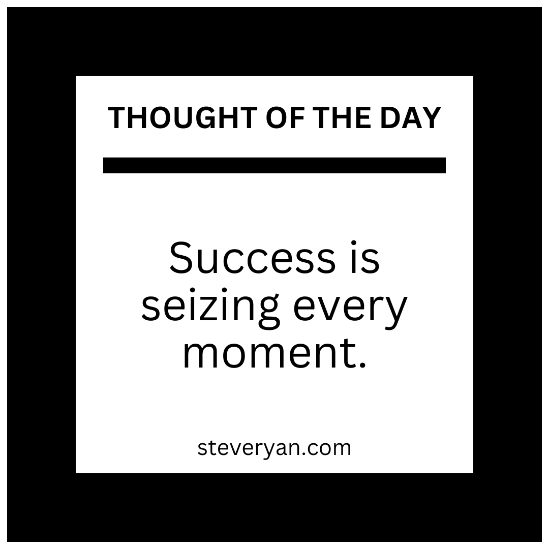 steveryanonline's tweet photo. Success is seizing every moment
#steveryan #AmbitionDriven https://t.co/LWLElvHQAJ