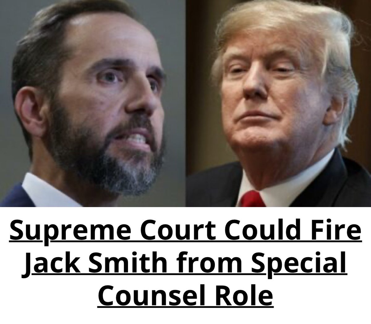🚨Supreme Court Considers Firing Jack Smith as Special Counsel in Jan. 6 Case‼️ The U.S. Supreme Court, particularly Justice Clarence Thomas, seems open to questioning the legitimacy of Special Counsel Jack Smith's appointment. Smith was appointed by Attorney General Merrick…