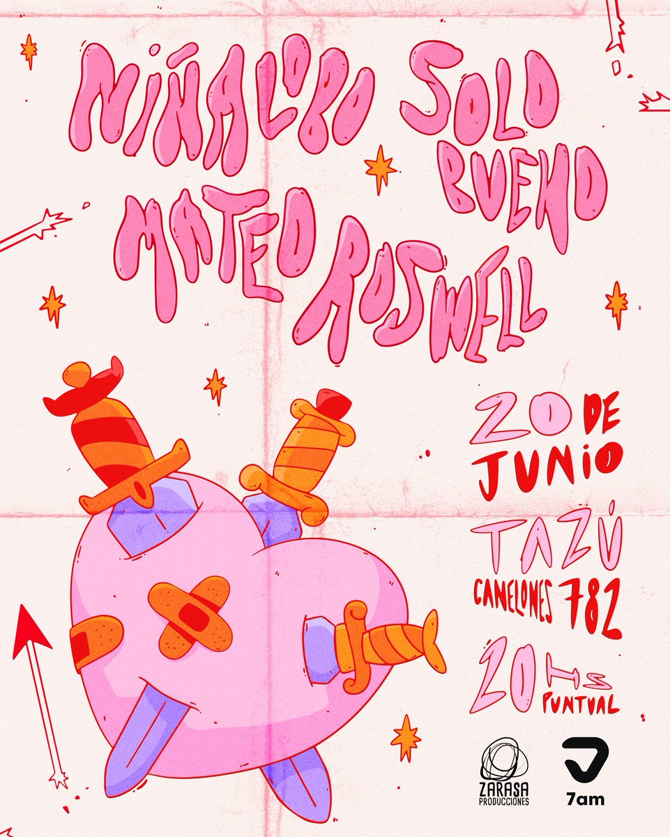 Niña Lobo (@ninalobouy) on Twitter photo 🇺🇾 Montevideo! Hay fecha en casa! 🩵
El Jueves 20 de Junio en Tazú Bar junto a <a href="/mateoroswell/">Mateo Roswell</a> y Solo Bueno!
Nos vemos ahí ❤️🩹
🎫 Entradas por el link en la bio 🇺🇾 Montevideo! Hay fecha en casa! 🩵
El Jueves 20 de Junio en Tazú Bar junto a <a href="/mateoroswell/">Mateo Roswell</a> y Solo Bueno!
Nos vemos ahí ❤️🩹
🎫 Entradas por el link en la bio