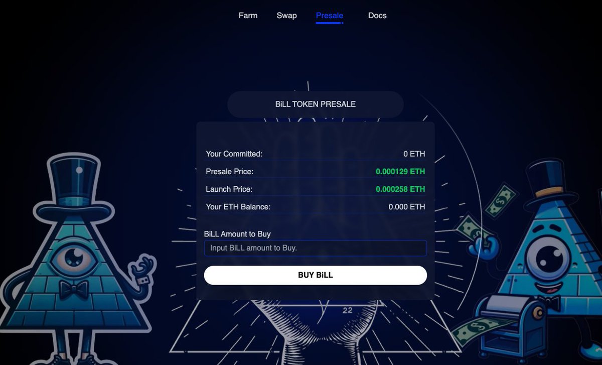 FOUND: wildbase.farm/presale
Here's a #100x gem: The $BILL token #Presale on #BaseChain. Presale is HALF the #LAUNCH price AND this team has ALWAYS done great.

Join TG in my bio for more Alien #ALPHA 🛸

#LAUNCH #BASE #ETH $ALB $esALB $PEEP $ETH #1000x #altcoin #Altcoins #BTC
