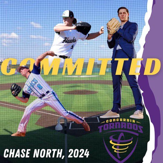 I am excited to announce my commitment to play baseball at Concordia University Texas. I would like to thank my family and coaches for supporting me on this journey. 
<a href="/gildlv9084/">Gilbert De La Vara</a> @bigtoejones <a href="/tombelter/">tombelter</a> @tanqueverdebaseball  @aztecsbaseball
@ctxathletic
#TornadoNation 🌪️