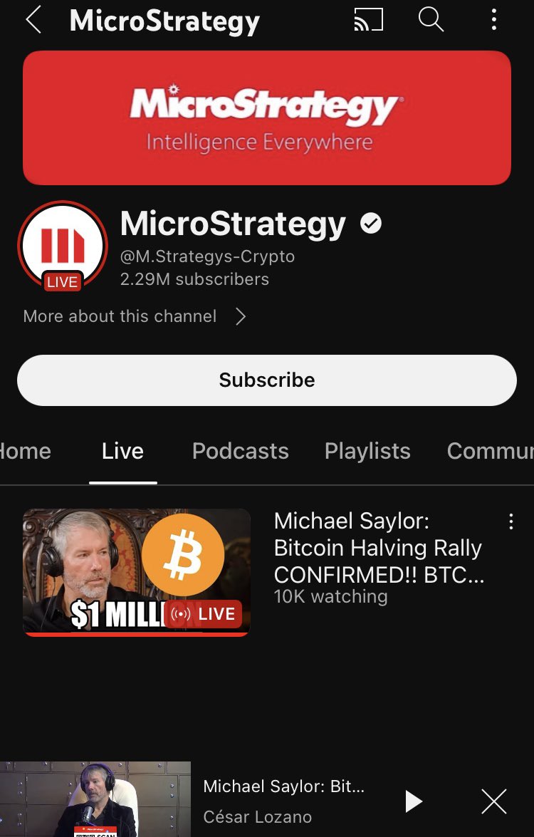 2.29 million sub scam channel (not the real microstrategy)