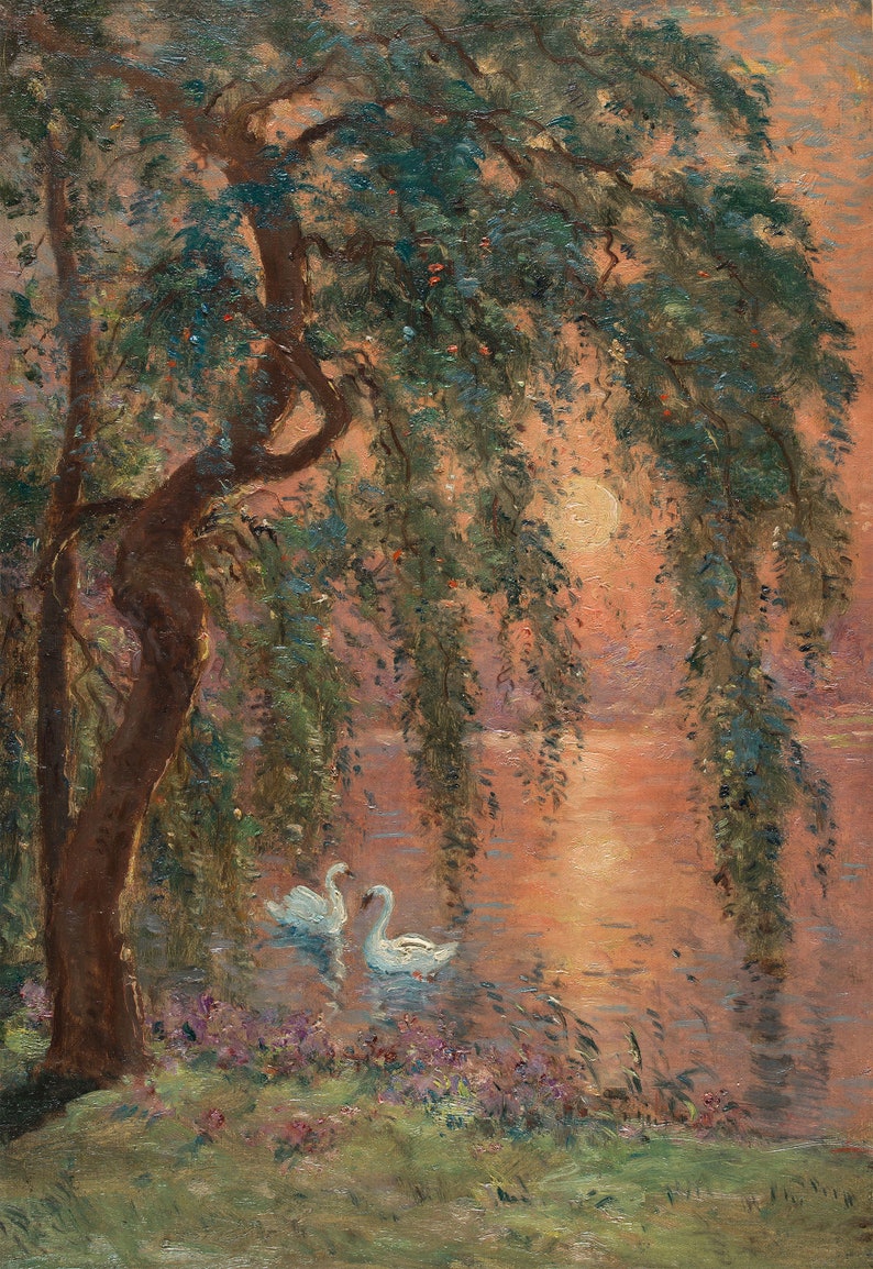 'The Lake of Love' (c.1918) by Marie-Joseph Iwill