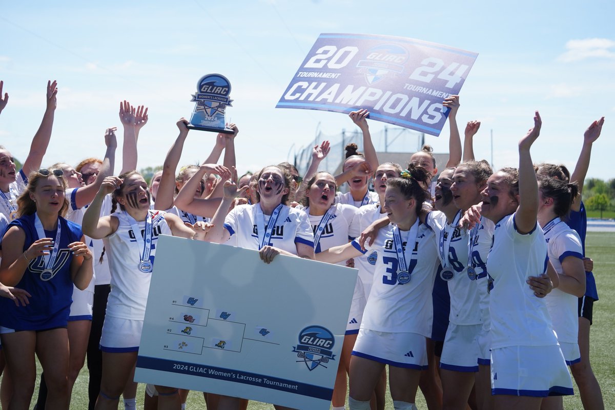 So nice, we had to do it 4️⃣ straight times! For the fourth time in a row and the eighth time overall, your Lakers are the GLIAC Tournament Champions! #AnchorUp #beELITE