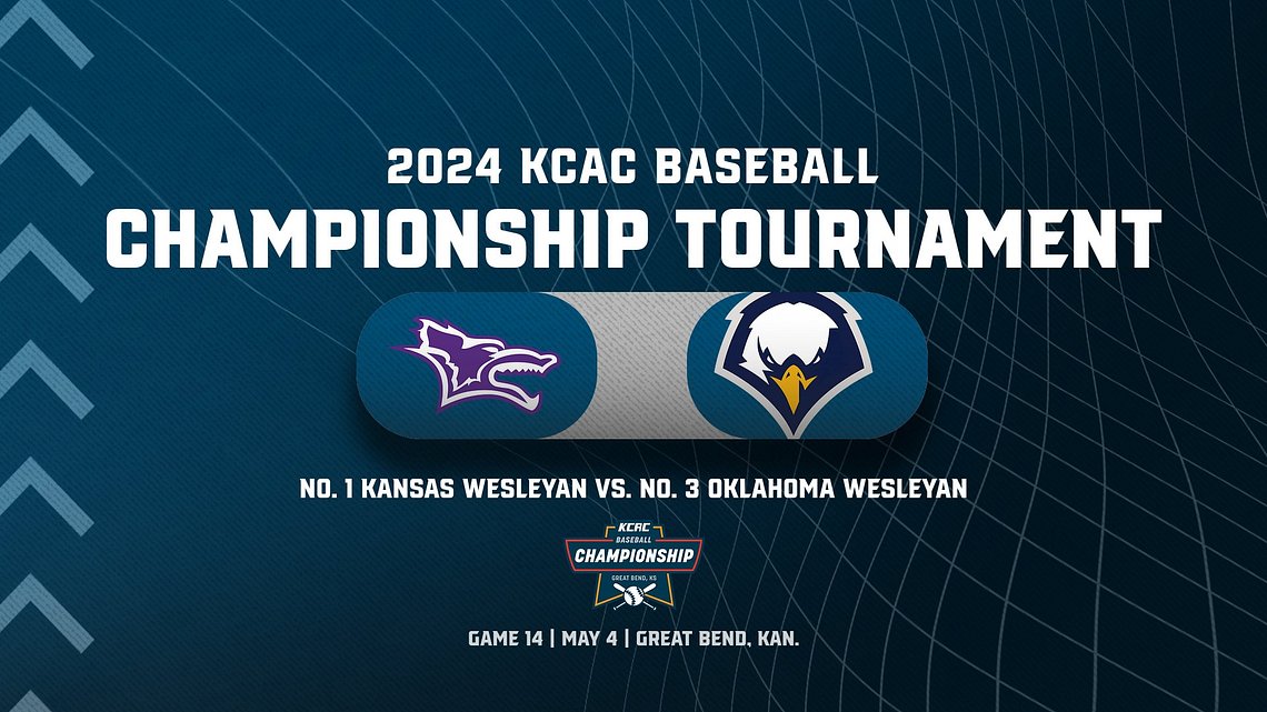 2024 KCAC Baseball Championship Tournament — CHAMPIONSHIP FINAL: No. 1 @kwucoyotes vs. No. 3 @OKWUeagles (2:15 PM CST) #KCACbsb Tickets: bit.ly/3xEtTiW Live Stream: bit.ly/4bqdD3K Live Stats: bit.ly/3y2Yirf @NAIA @NAIABall @exploregbks