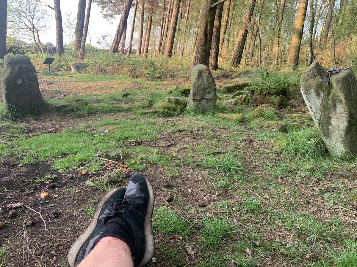 Got the evening to myself so had a run out to the amazing and mystical #DollTor #stonecircle for a short meditation. 4500 years of weird history right here. Love it, right up my street lol ☀️🙏