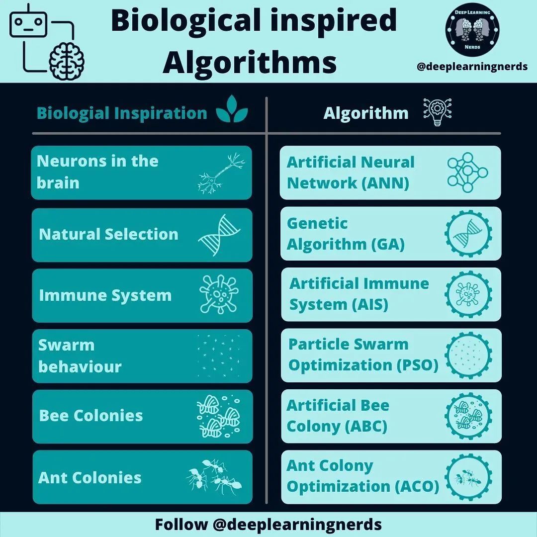 Bioinspired Computing and #Algorithms! #BigData #Analytics #DataScience #AI #MachineLearning #IoT #IIoT #PyTorch #Python #RStats #TensorFlow #Java #JavaScript #ReactJS #CloudComputing #Serverless #DataScientist #Linux #Programming #Coding #100DaysofCode 
geni.us/Bio-Inspired-A…