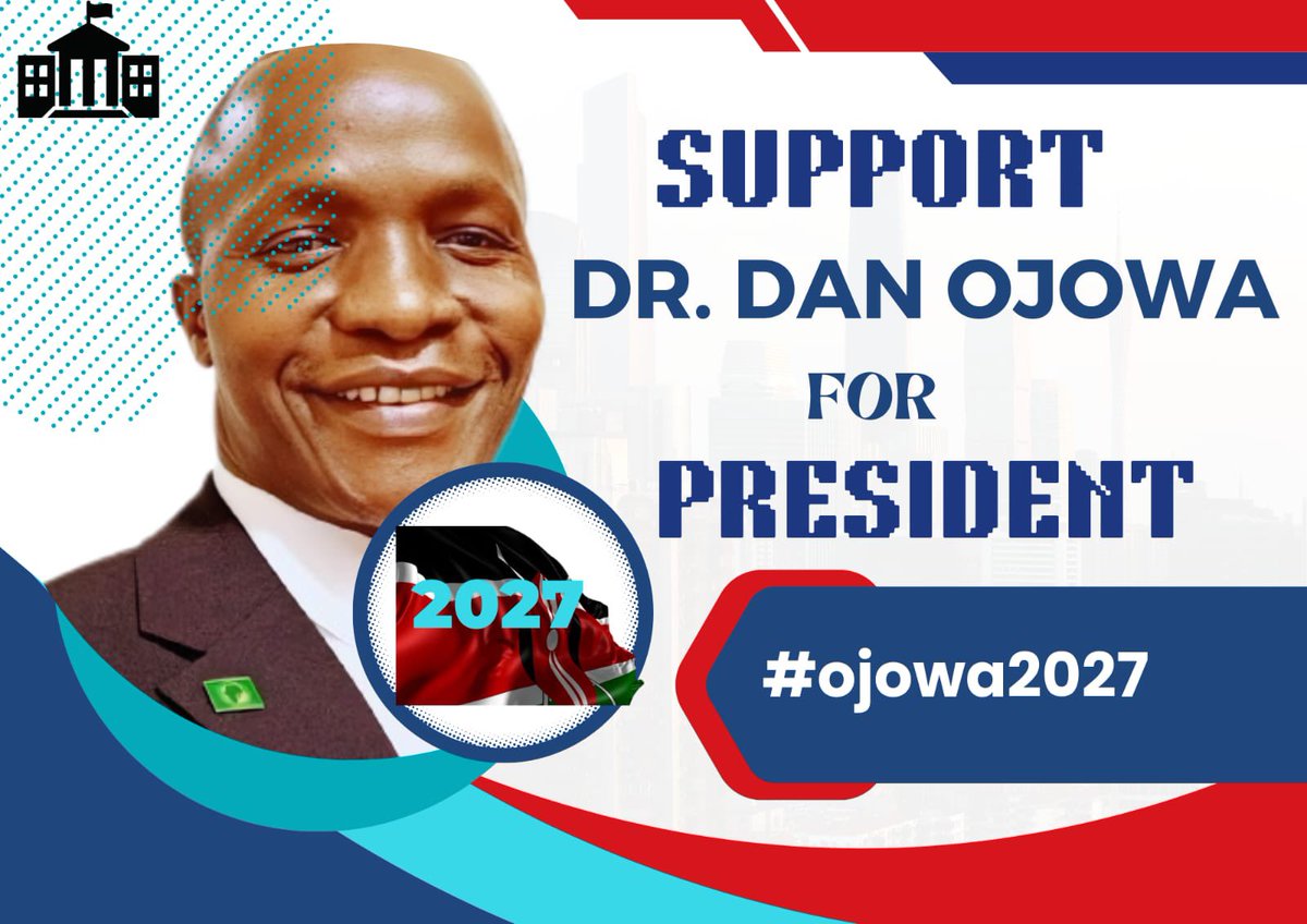 We, Dr Dan Ojowa and supporters, seek to be part of Azimio decision-making organ (unveiling party by June 2024 as part of Azimio). If the others won’t accommodate us then we shall unveil a new coalition by end of June 2024 to rival KK and Azimio. TUTAAMUA!

#Ojowa2027