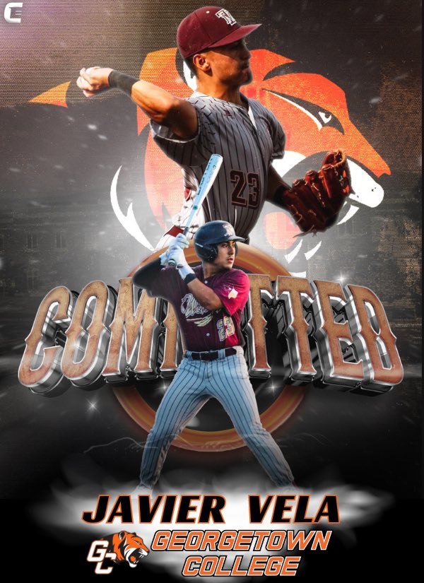 I’m extremely blessed and excited to announce that I will be furthering my academic and baseball career at Georgetown College!! None of this would be possible without the man above. A big thank you to my family, friends, and coaches who have pushed me to get where I am at today!