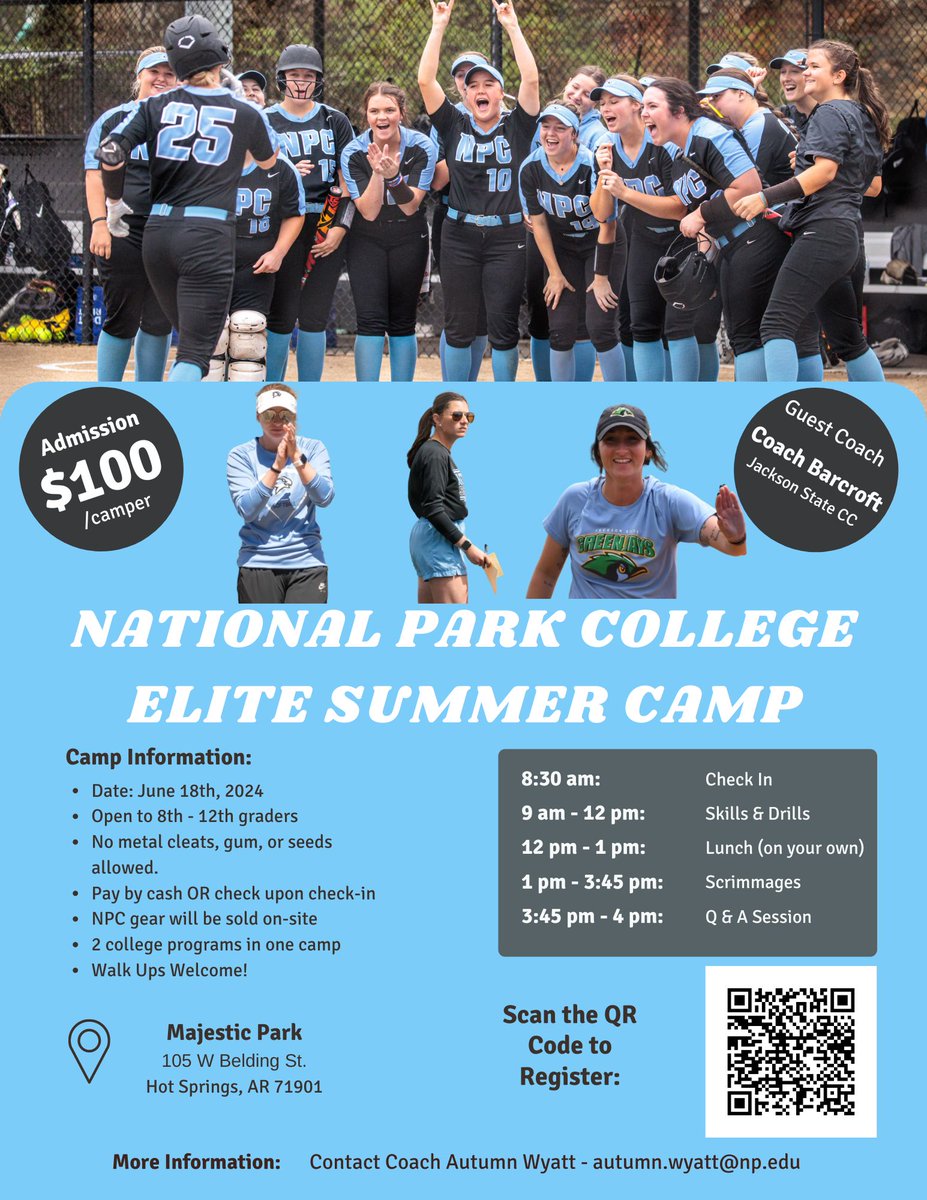 Summer Camp Registration is OPEN! Sign up using the QR code in the flyer or at the link in my bio! 

See you in June!