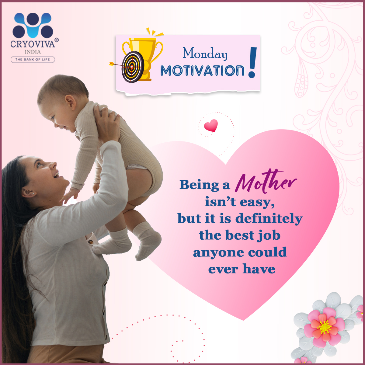 Becoming a mother makes you realize you can do almost anything one-handed.

#mondaymotivation #motivatingmonday #pregnancymotivation #newbornbaby #motherlove #motherbabybond #pregnancyjourney #motherhoodjourney #healthypregnancy #momstobe #momtobeagain #expectantmoms #motherhood