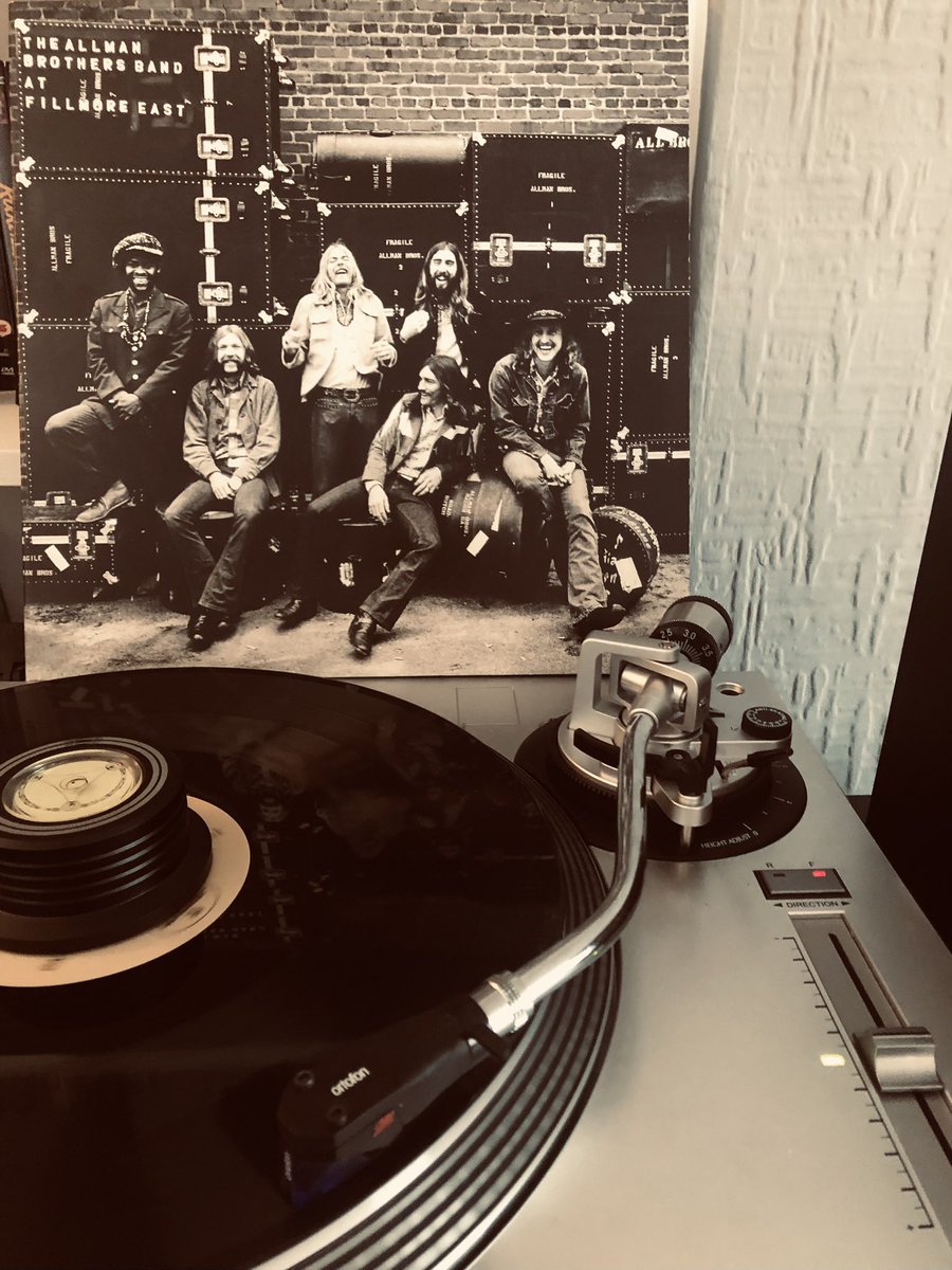 Listening to my records (not CDs as well, that would take forever) in alphabetical order by artist. 
25: The Allman Brothers Band - Live At Fillmore East
 @allmanbrothers #bluesrock #jazzrock #southernrock