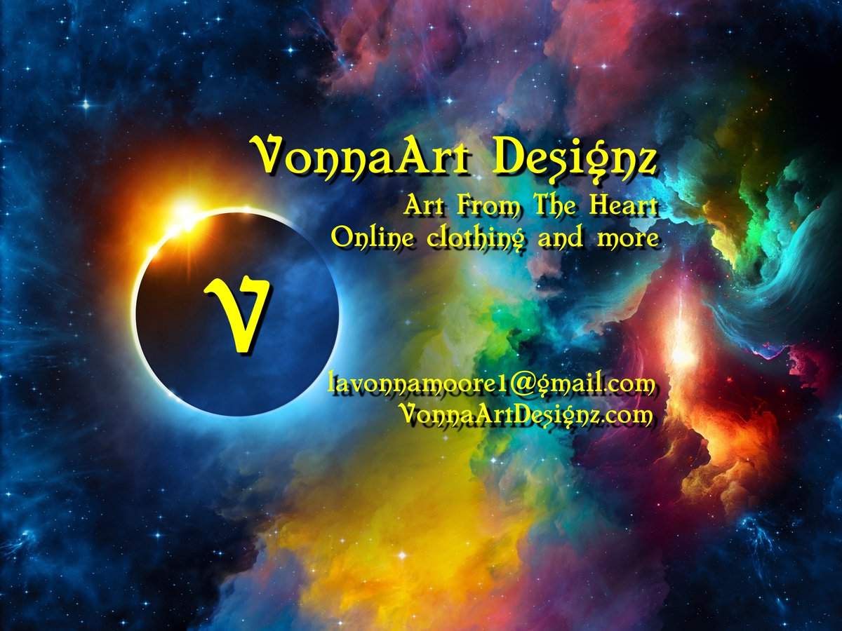 GRAND OPENING: VonnaArt Designz is an online store featuring clothing & other products with original designs created by Artist, LaVonna Moore. Her unique designs are created from her digital artwork, photography and abstract acrylic Dutch pour paintings. VonnaArtDesignz.com