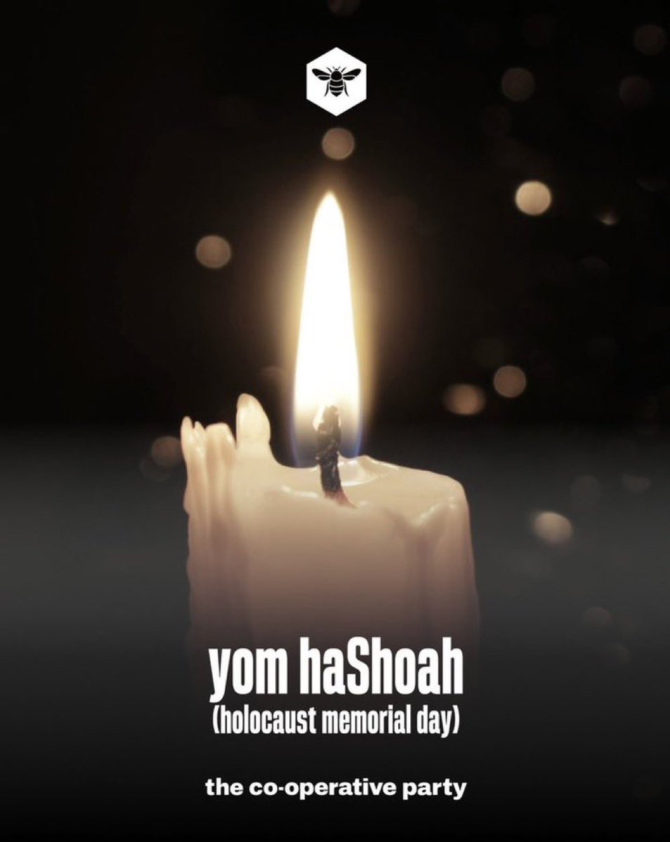 On Yom HaShoah, we remember the six million Jewish people who were murdered during the Holocaust. 🙏
