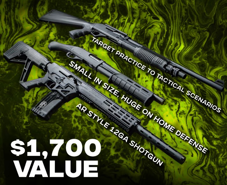 Win a Remington 870 Tac-14, SDS DSF-12, & Garaysar Fear-125

Giveaway ends May 31st 

Link in comment ⬇️

#gungiveaway #winagun #ItsTheGuns