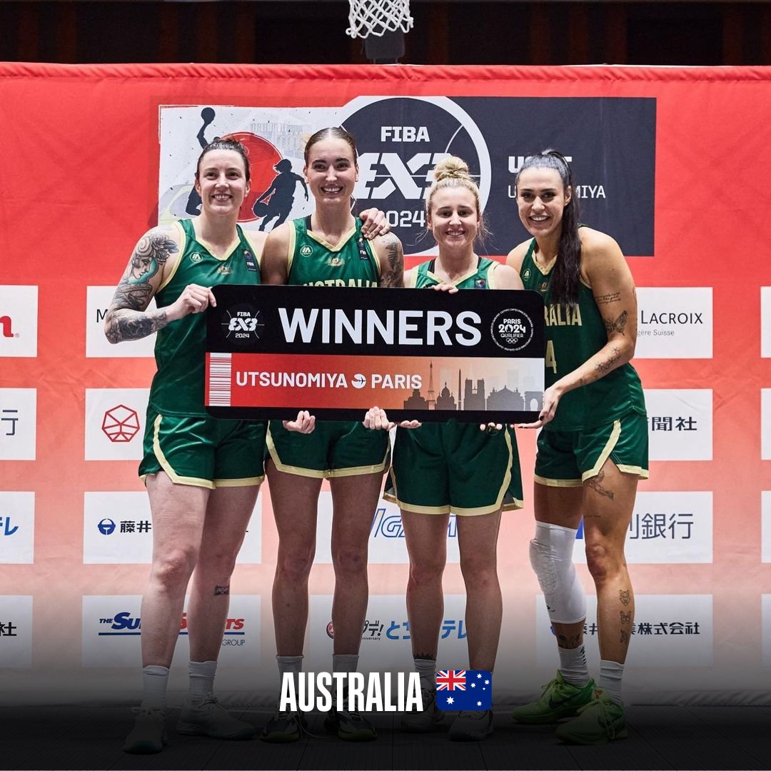 SLAM DUNK! 🏀 Two more teams earn their tickets for #Paris2024. 🥳 🎫 Congratulations to Netherlands 🇳🇱 & Australia 🇦🇺 who have qualified for this summer's Olympic games via the Utsunomiya #3x3OQT. Six further teams will earn their place at the 3x3 tournament later this May.…