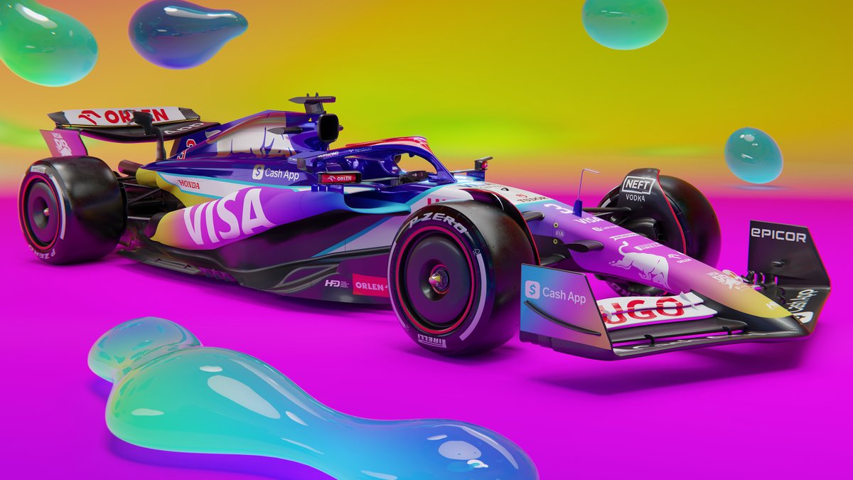 RB’s Miami GP livery is WAY better than the normal one. Team adopts technicolour dreamcoat, immediately creates the grid’s best livery → topgear.com/car-news/formu…