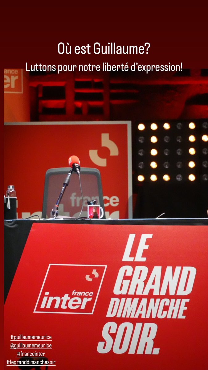 Incroyable Djamil le Shlag démissionne en direct de #franceinter 💚💪🏽 « En fait Guillaume Meurice,c’est l’inverse de Zemmour :il est condamné par la justice mais est soutenu par sa chaîne. Il y a plus de liberté d’expression sur Cnews que sur France Inter » #legranddimanchesoir