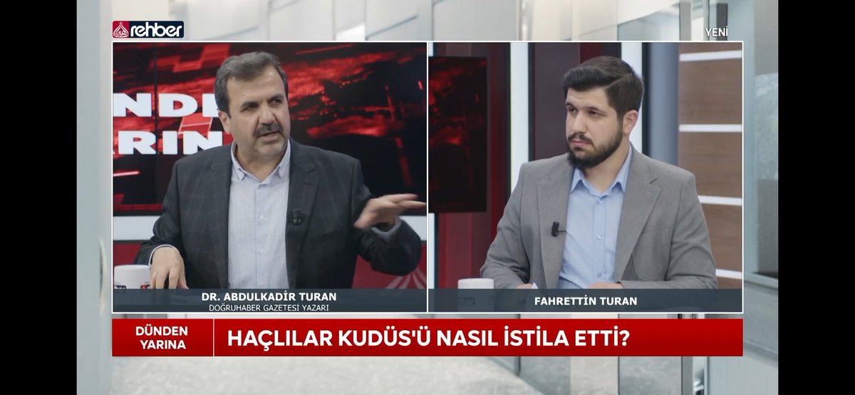 Rehber TV'de Dünden Yarına programında, Kudüs İstilaları ve Yahudi İmparatorluğu stratejisini işliyoruz.

Bereketli seyirler diliyoruz.