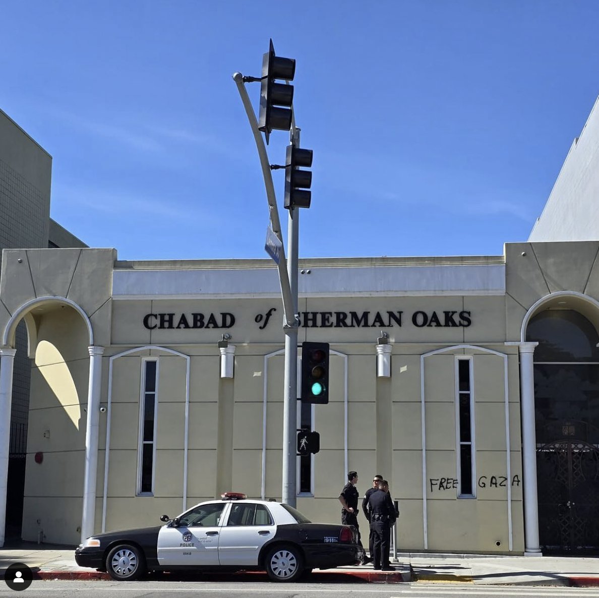 Yet another hate crime in Los Angeles, this time at a synagogue in Sherman Oaks. Antizionism is antisemitism. Pro-Hamas extremists are terrorizing Jews in Los Angeles with impunity.