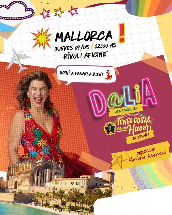 📢📢HOLA MALLORCA‼️ Este Jueves 9 de Mayo a las 22hs vamos a estar con el Show en el @RivoliComedy para divertirnos de lo lindo!!!😄😆🤣🥳 Aquí te dejamos el enlace de las entradas👇 bit.ly/TCPHMLLESP @DaliaGutmann