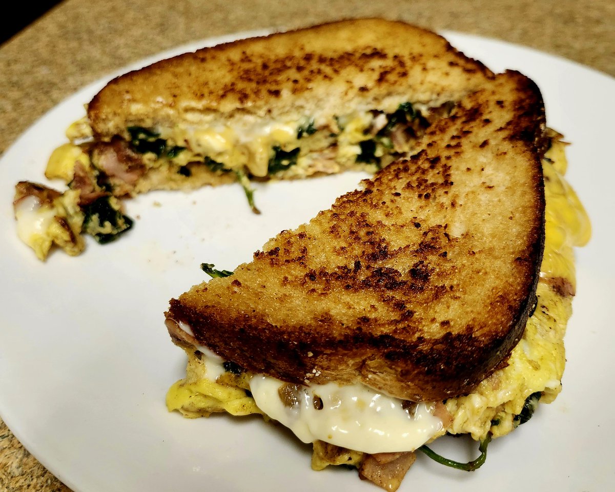 Hillbilly Deluxe Egg Sandwich #food