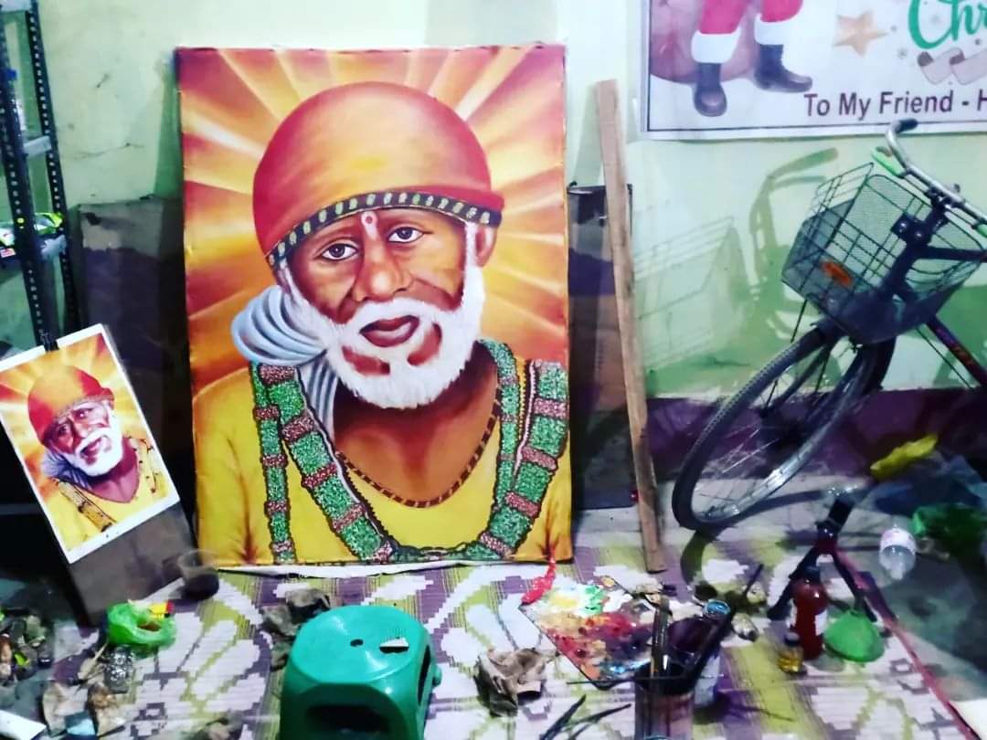 My commision work shipped 2 Finland Art Lover 
In lockdown 
By blessing of God in lockdown I got a commision work that helped me a lot 
#2ndworldartgallery #chhabiartinstitution #chhabiartgallery #oilpainting #canvas