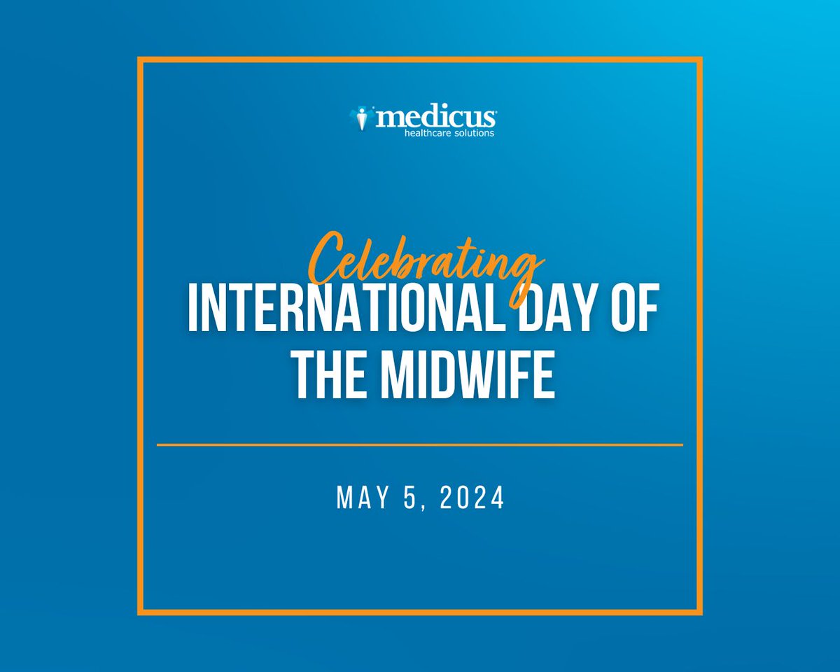 Medicus joins in celebrating International Day of the Midwife! Thank you to all #midwives for your contributions to ensuring quality maternal and newborn care. #IDM2024 #InternationalDayoftheMidwife #Midwife
