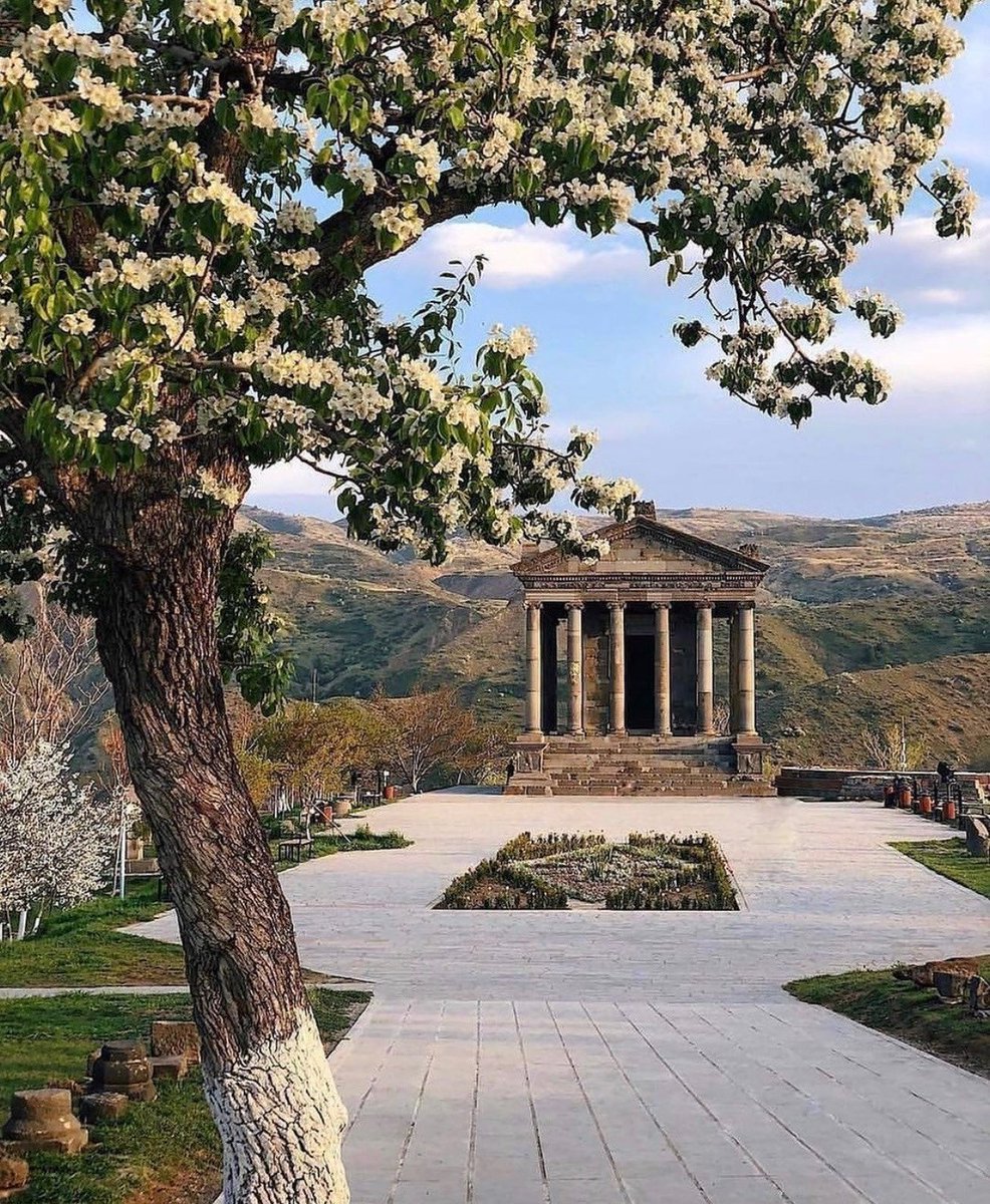 Temple of Garni, Armenia. Dedicated by King Tiridates I to the Sun God Mihr in the 1st century CE.