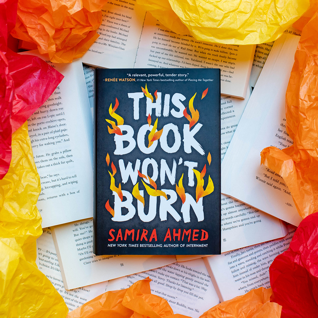 This Book Won't Burn by @sam_aye_ahm is ALMOST here!! And I can't wait until this firey book is in your hands! (heheh... see what i did there?) thenovl.at/thisbookwontbu…
