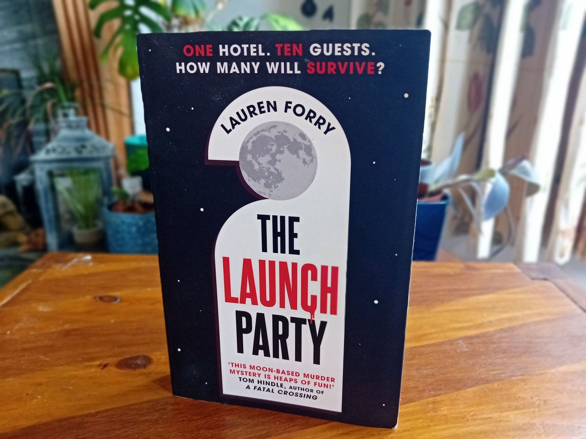 April Reading #1: Loved this hugely inventive novel from @laurenaforry! A classic locked room mystery - only set on the moon. People are dying one by one, and help is three days' away. Surely someone will snap up the film rights to this?! #amreading #crimefiction