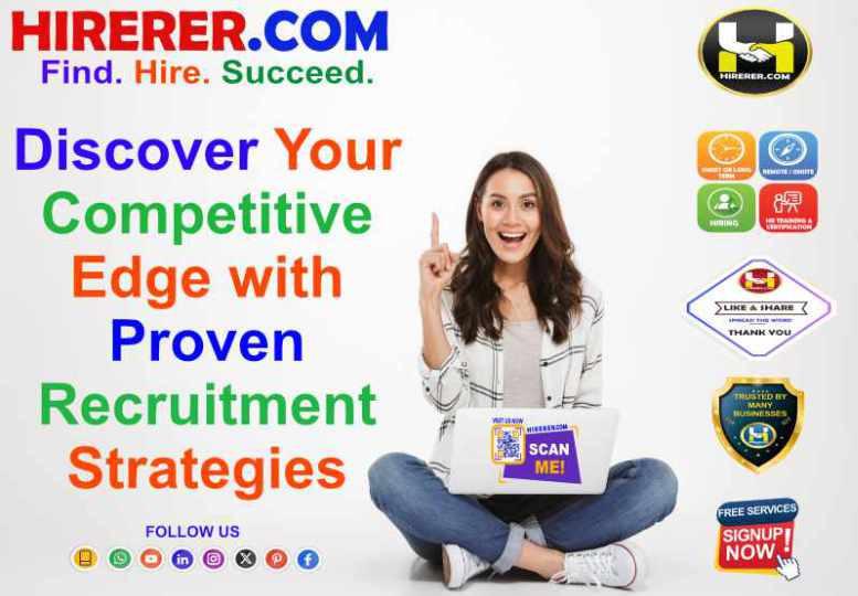 HIRERER.COM, Seamless Hiring Solutions for Your Business Goals.

visit services.hirerer.com to know more

#UnlockPotential #AffordableHiring #SMBsupport #BusinessGrowth #HiringSolutions #rentahr #outofjob #Hirerer #SmartlyHiring #iHRAssist #SmartlyHR
