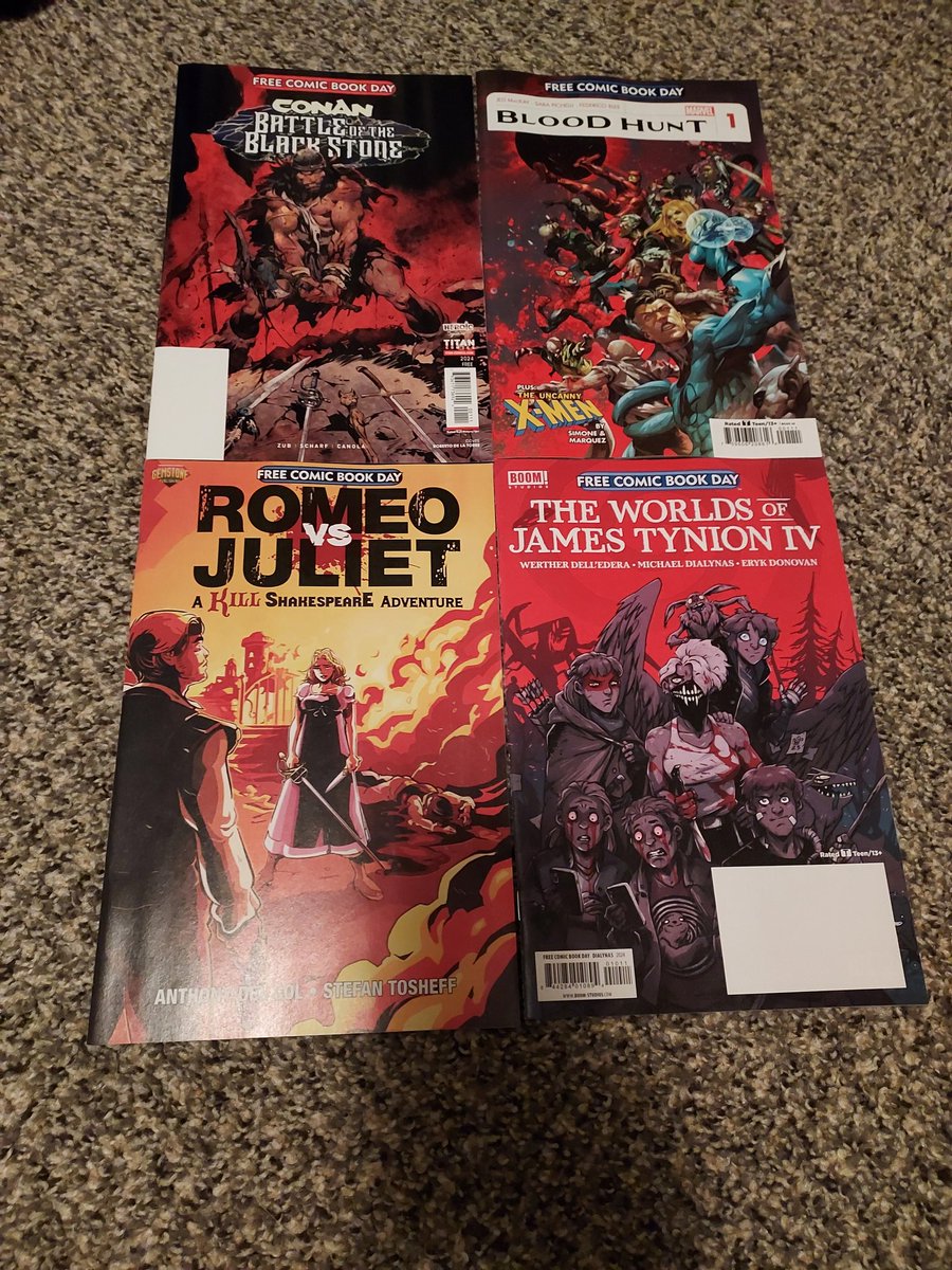 @Freecomicbook My FLCS only let me pick four, so it took me a couple minutes to decide. (I think I've already read that issue of Hellboy.)